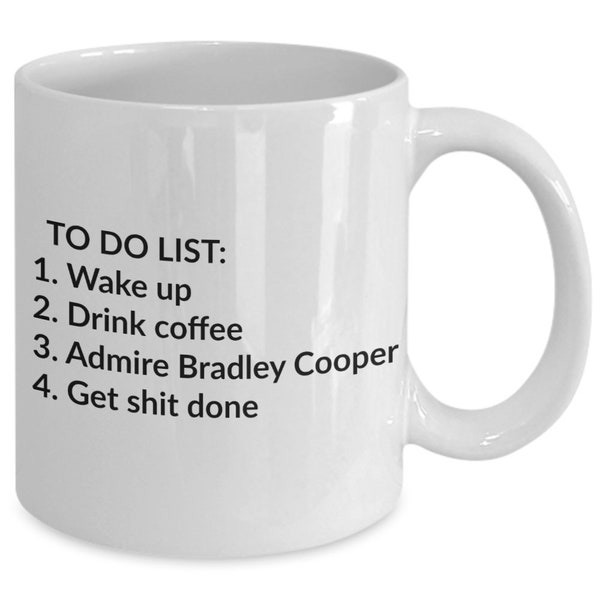 Bradley Cooper Mug, Bradley Cooper Gift