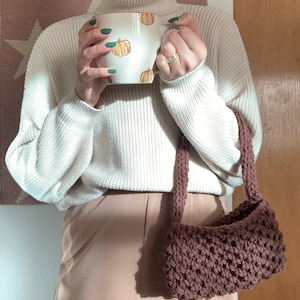 Honeypot Handtasche Strickanleitung (digital download) PDF