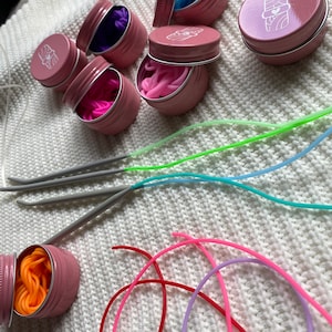 Staying Alive Stitch Cords- Live Knitting Stitch Keeper Cords- Stitch Holder