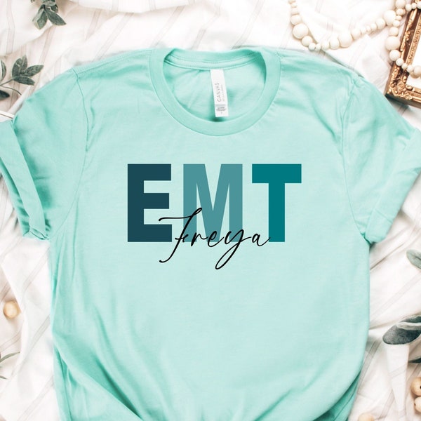 EMT Personalized Shirt, EMT Gift Shirt For Men/Women Birthday Gift, Emt Gifts, Healthcare Shirt, EMT Graduation Gift, Emergency Shirt