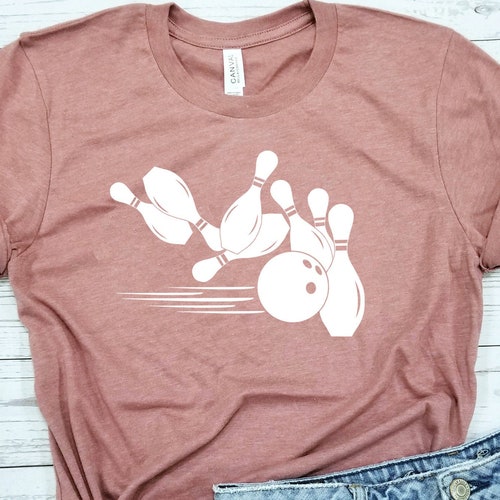 Bowling Shirt Custom Bowling T Shirts Funny Retro Bowling Etsy