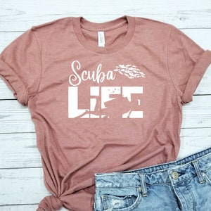 Scuba Life / Shirt / Shark Diving / Scuba Diving / Scuba Shirt / Scuba Tee