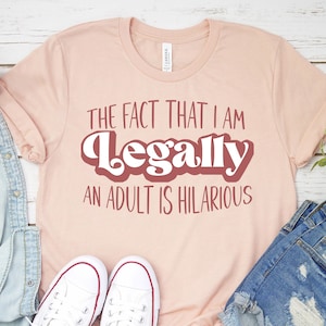 Adult Shirt, 18th Birthday Shirt, 18th Birthday Gift, Turning 18 Gift, Girl 18th Birthday, Teen Birthday Shirt, Boy 18th Birthday