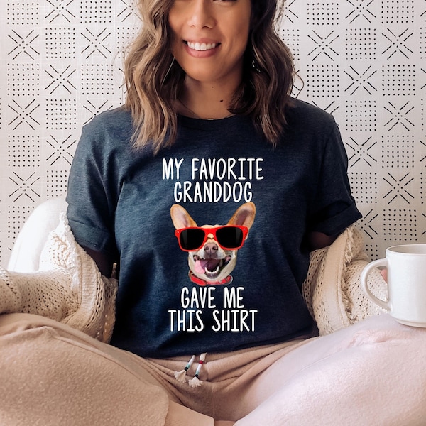 Granddog Gifts Shirt, Dog Grandma Gift Shirt For Her Birthday Gift, Dog Photo Shirt, Best Dog Grandma Tee, Custom Dog Grandma For Pet Owner