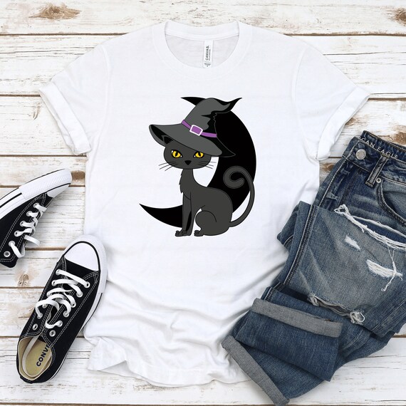 Halloween cat shirt top