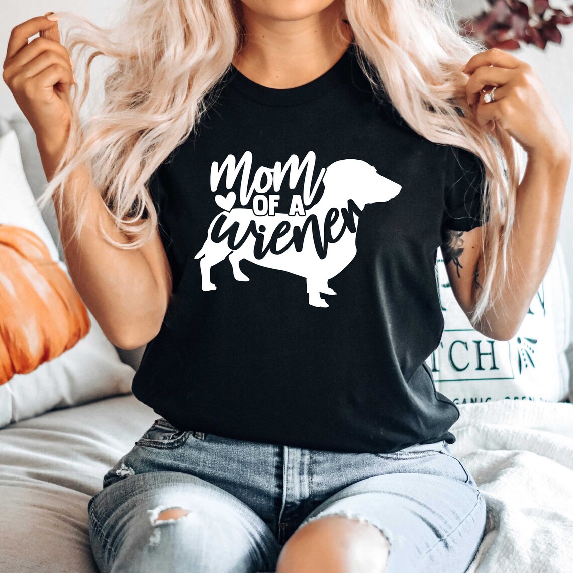 Mom of A Wiener / Shirt / Wiener Dog Shirt / Weiner Dog / Etsy