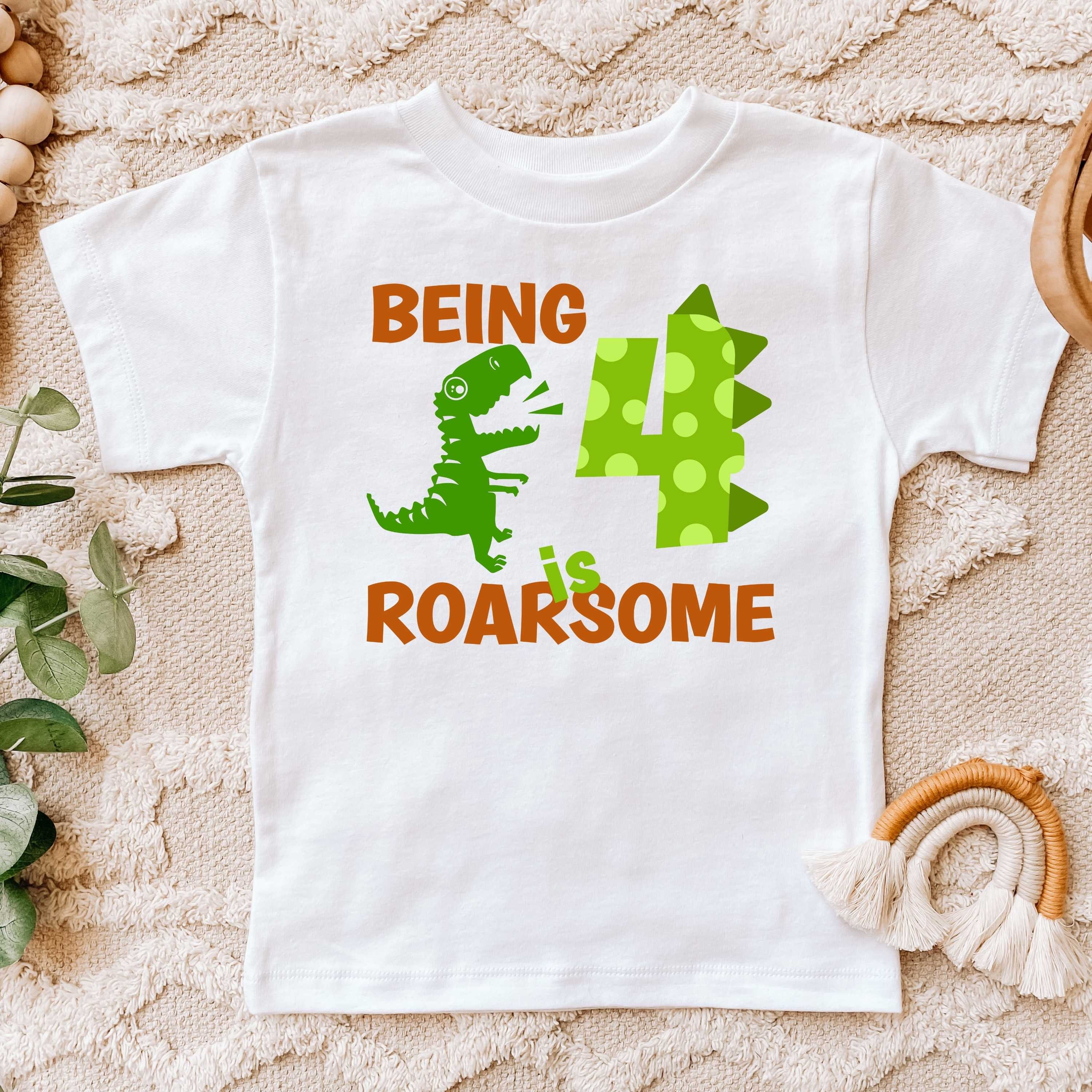 Dinosaur Kid Roarsome Custom Youth T shirt TH035 SAM066 - Unifamy