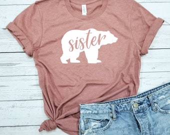 Big Sister / Shirt / Big Sister Gift / Big Sister Announcement / Sister Bear