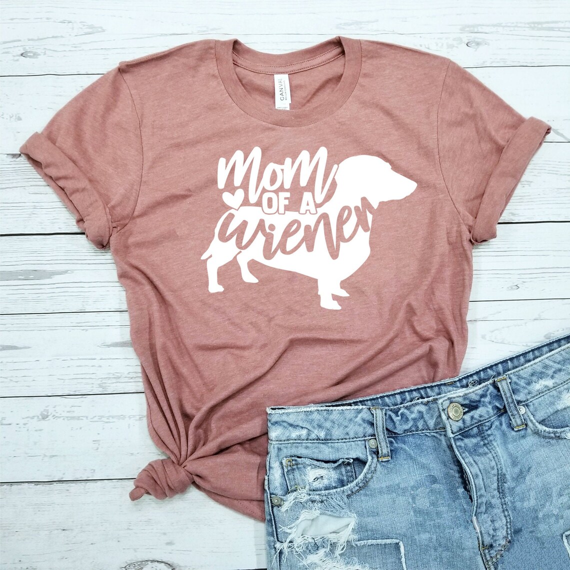 Mom of A Wiener / Shirt / Wiener Dog Shirt / Weiner Dog / Etsy