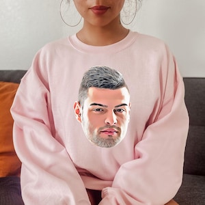 Benutzerdefiniertes Gesicht Sweatshirt, benutzerdefiniertes Gesicht Hoodie für Familien Geburtstagsgeschenk, Foto-Kleidung, Gesicht Sweatshirt, Gesicht Foto Hoodie, karikaturisiertes Foto
