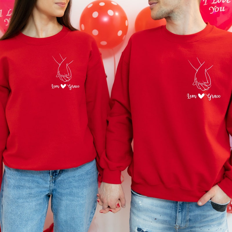 Personalized Couple AOP Sweater - Valentine's Day Gift Idea for Couple/LGBT - Together Since main image 0