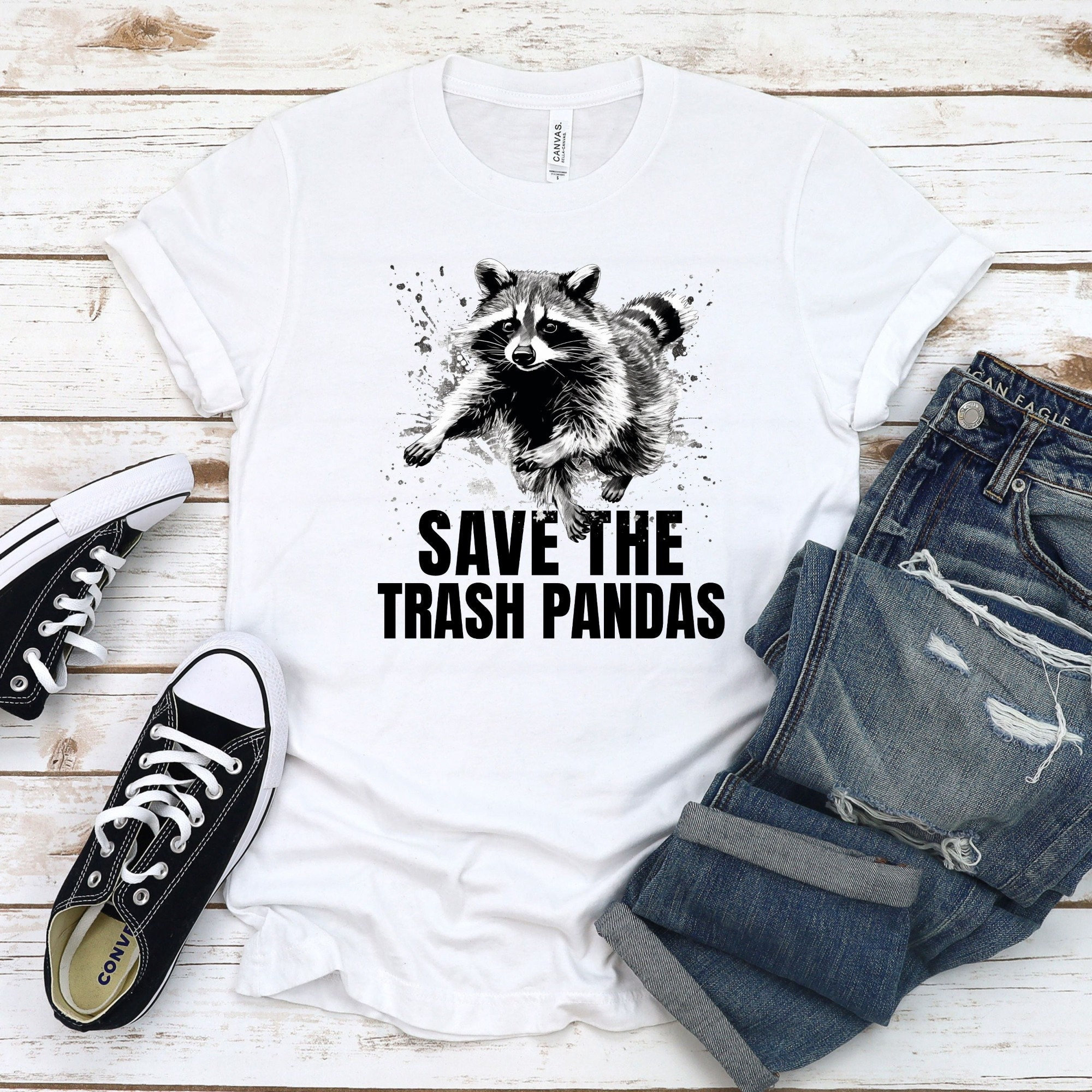 Save The Trash Pandas T-Shirt Save The Trash Pandas T-Shirt