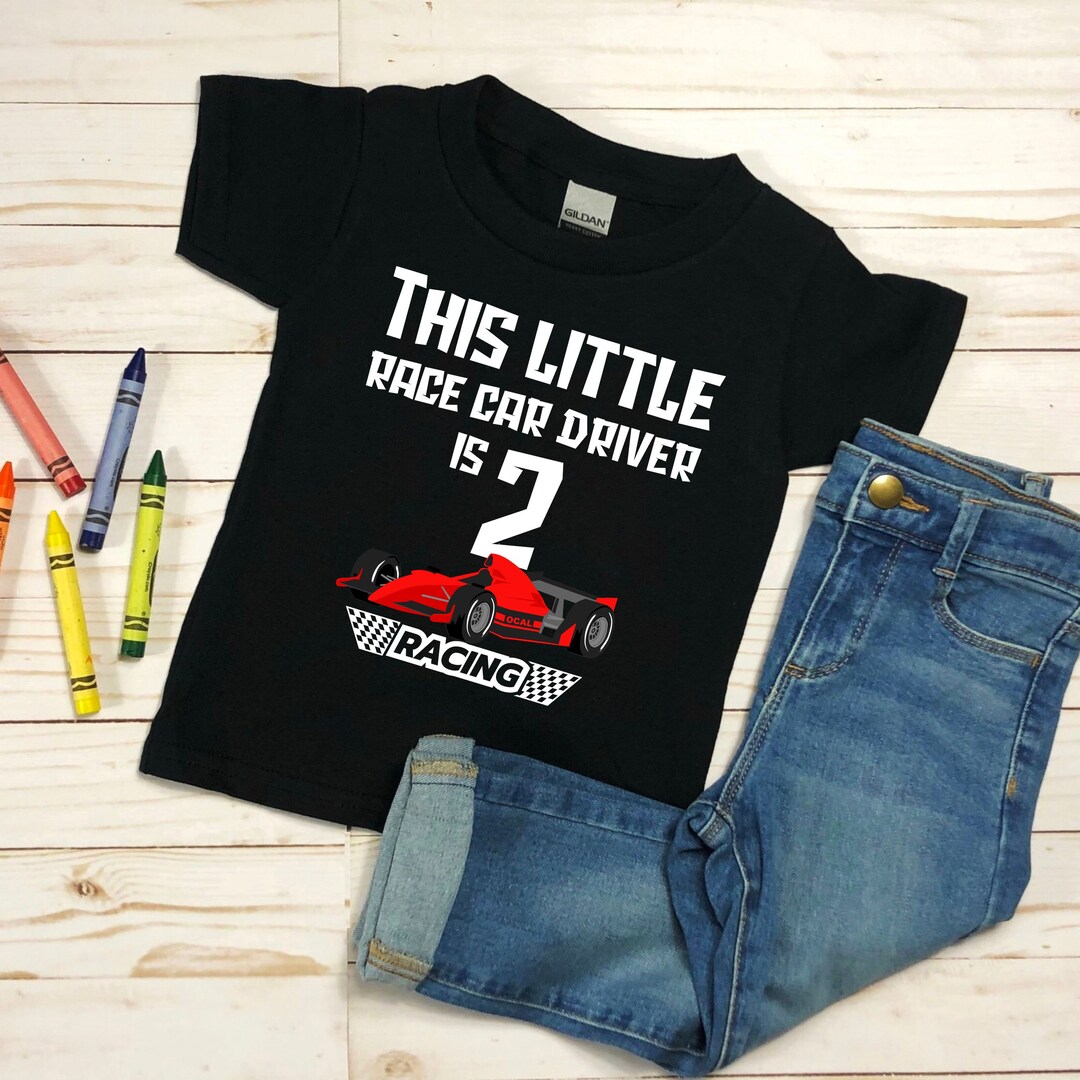 Race Car Birthday Shirt Race Car Shirt for Kids Birthday Etsy