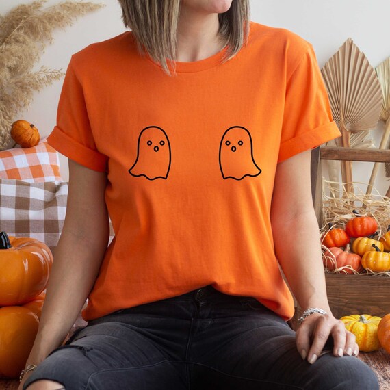 Funny Creepy Halloween pumpkin face T-shirt Men's T-Shirt