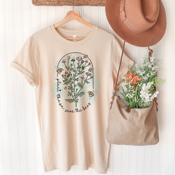 Plant These Save The Bees Shirt, Save The Bees Earth Day Shirt For Bee Lover’s Gift, Wildflower Shirt, Bee Shirt, Beekeeper Shirt, Bee Lover