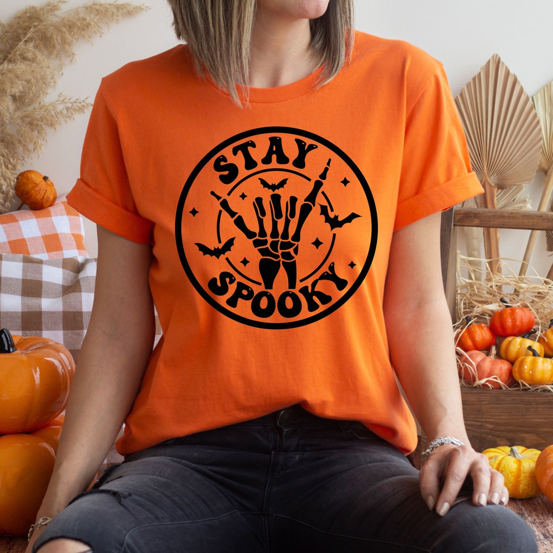 Skeleton Hand Shirt, Spooky Season Vibes Shirt for Men & Women