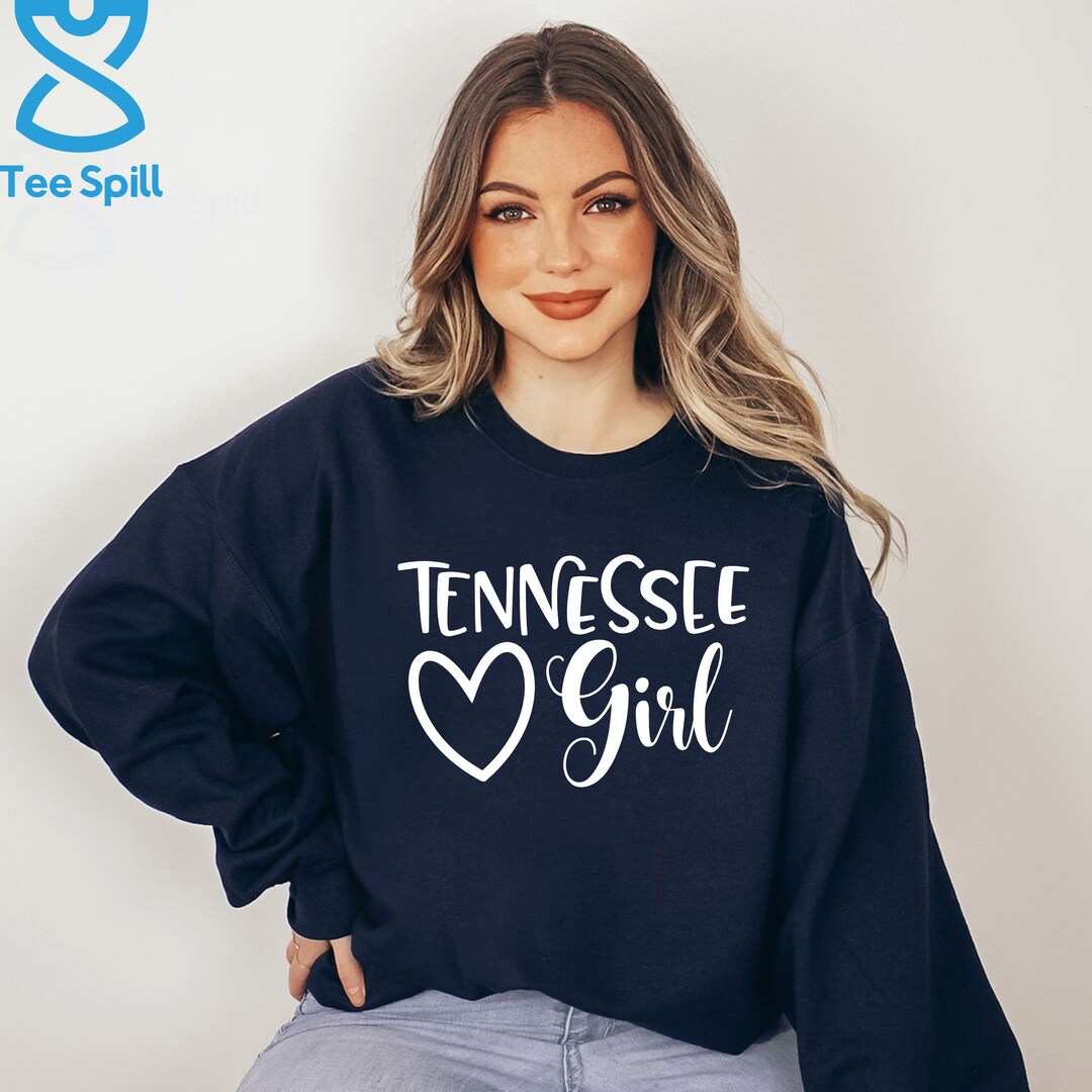 Tennessee Girl Sweatshirt State Hoodie for Women Vacation Etsy