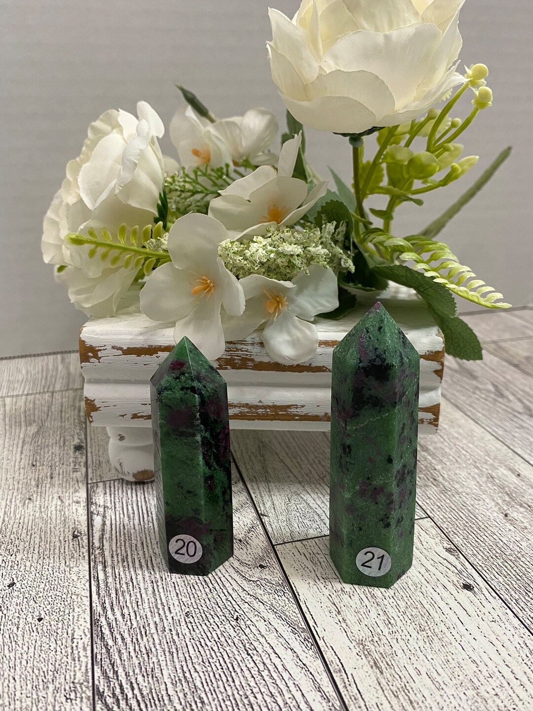 Ruby Crystal Tower Ruby Zoisite Crystal Tower - Etsy