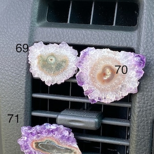 Amethyst Stalactite Car Vent Clip