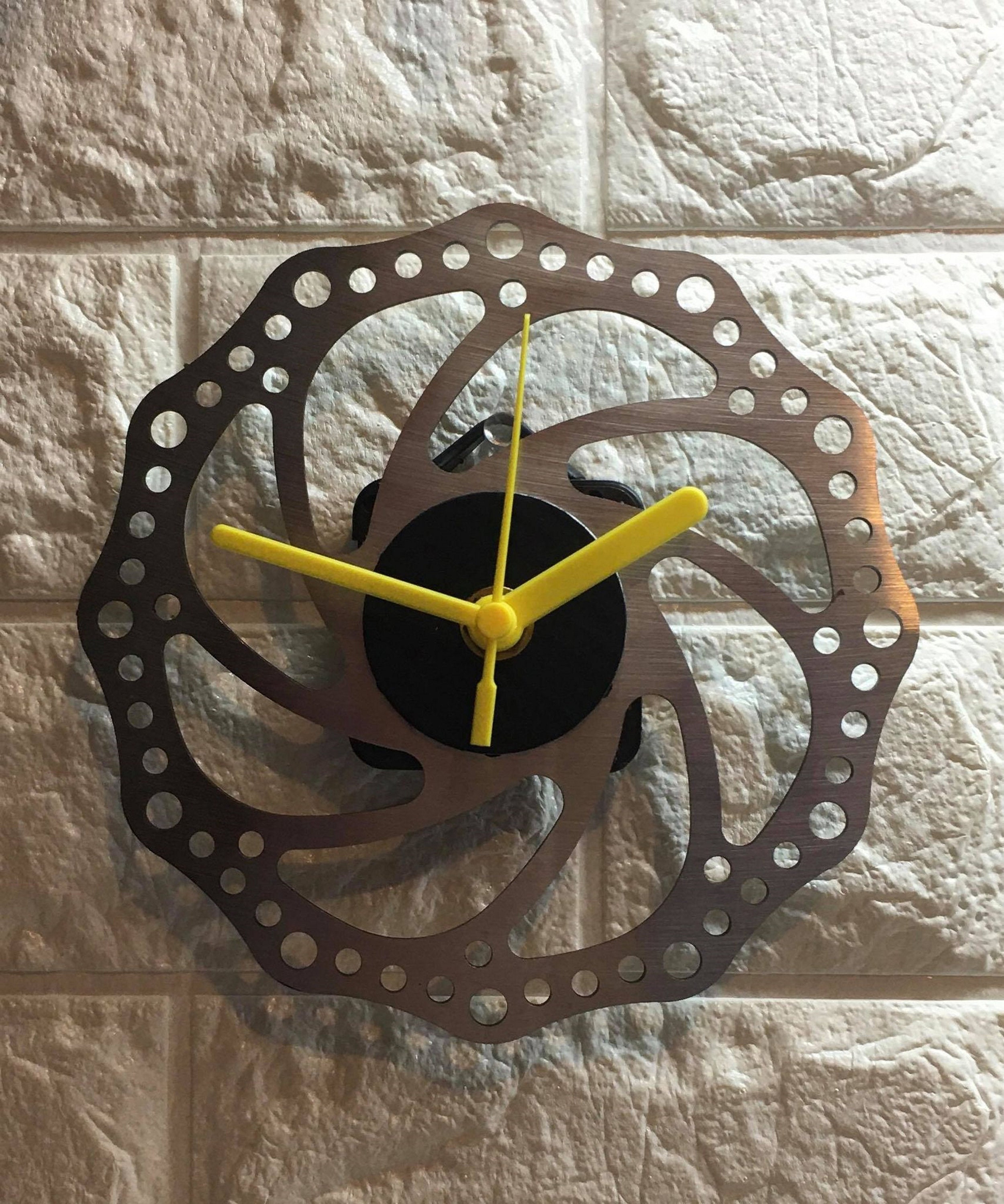 UPCYCLED Brake Disc Rotor Wall Clock MTB Mountain Bike Cycling Etsy