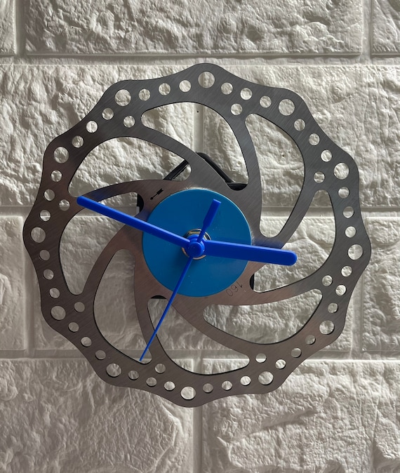 Reloj de pared con disco de freno para bicicleta de montaña MTB