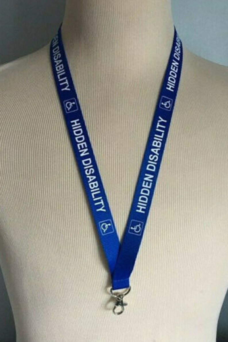 HIDDEN Disability Lanyard Medical Alert Asthma COPD Social Distancing