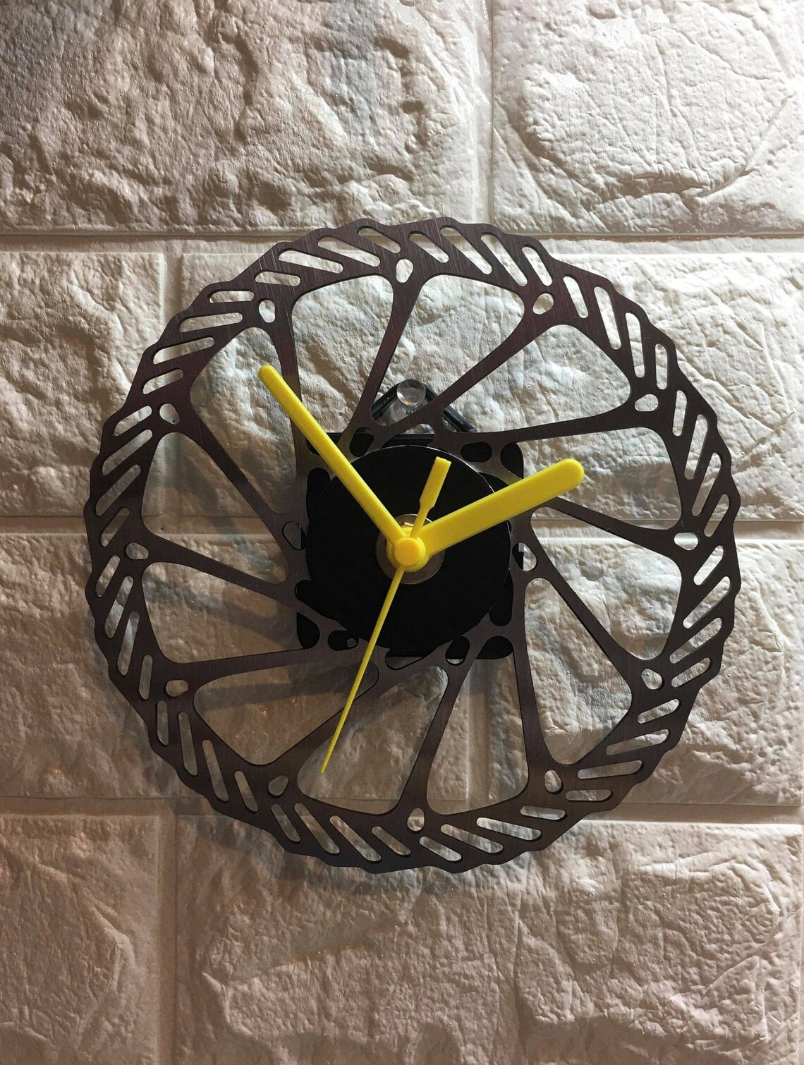 Brake Disc Rotor Wall Clock MTB Mountain Bike Cycling Etsy