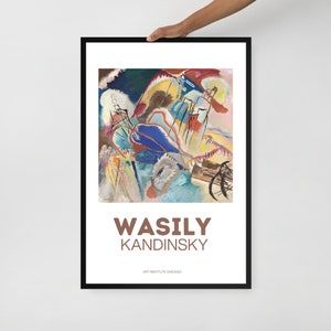 Framed poster