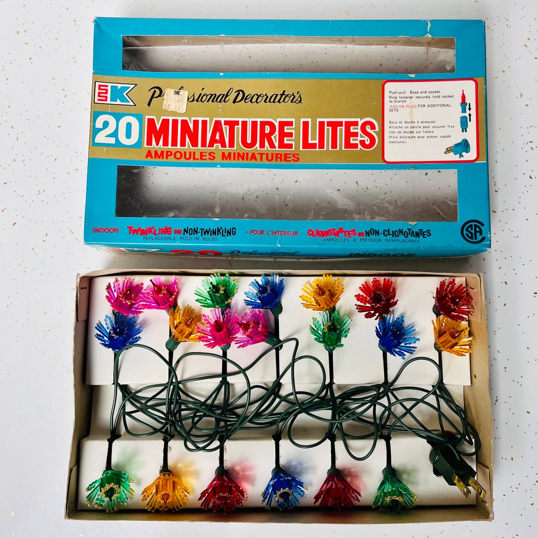 Retro Christmas Tree Lights 