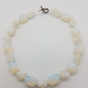 Vintage Opalite Necklace Chunky Vintage Jewelry image 6