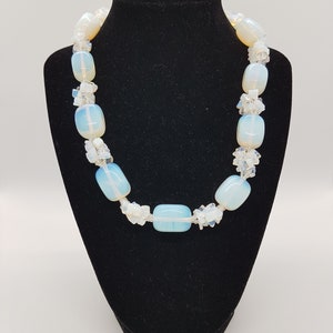 Vintage Opalite Necklace Chunky Vintage Jewelry image 2