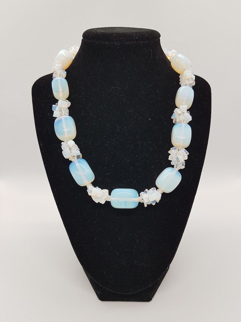 Vintage Opalite Necklace Chunky Vintage Jewelry image 2