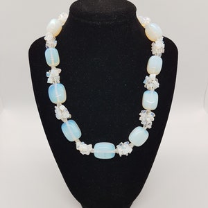 Vintage Opalite Necklace Chunky Vintage Jewelry image 1