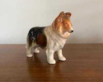 ラフコリー コリー 木彫り 置物 ラフコリー コリー 木彫り 置物