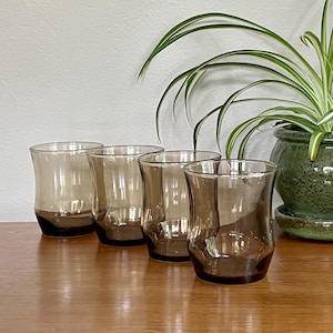 Vintage Libbey Glassware, Mid Century Modern Barware, MCM Juice Glasses, Bar cart, Breakfast table