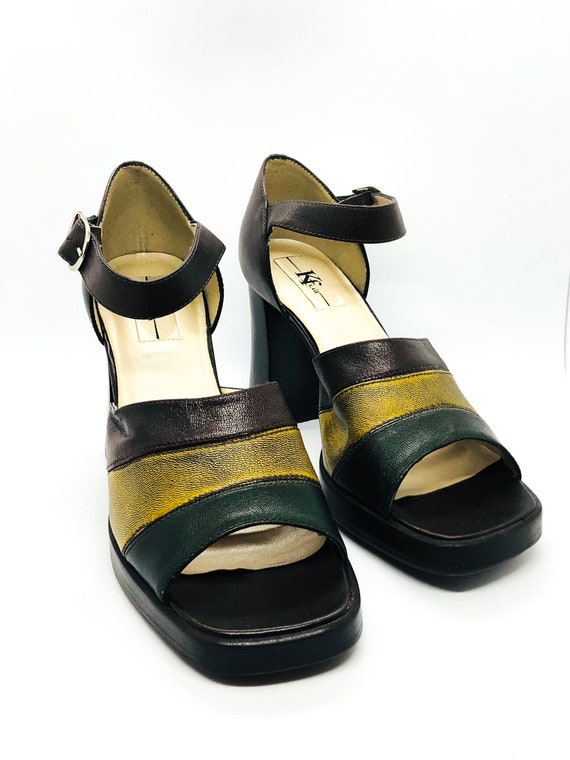 1990s Vintage Heels, Retro Vintage Heels, Retro Pu