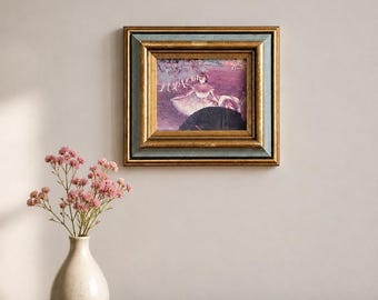 Vintage Framed Print "Before the Performance" by Edgar Degas.