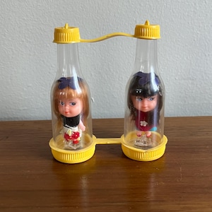 Vintage Glasperlen: 1960er Jahre Miniatur Kitsch Kawaii Dolls