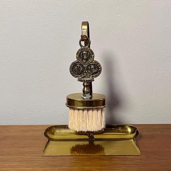サイレント・バトラー（Silent Butler） ロジャース製　ヴィンテージ Vintage Brass Crumb Catcher Silent Butler, Monkeys No Evil - Etsy