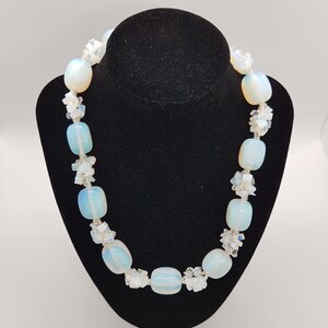 Vintage Opalite Necklace Chunky Vintage Jewelry image 4