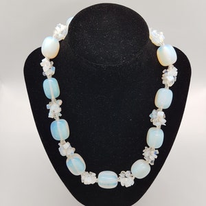 Vintage Opalite Necklace Chunky Vintage Jewelry image 3