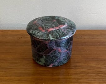 Mantequera de cerámica vintage: Mantequera francesa