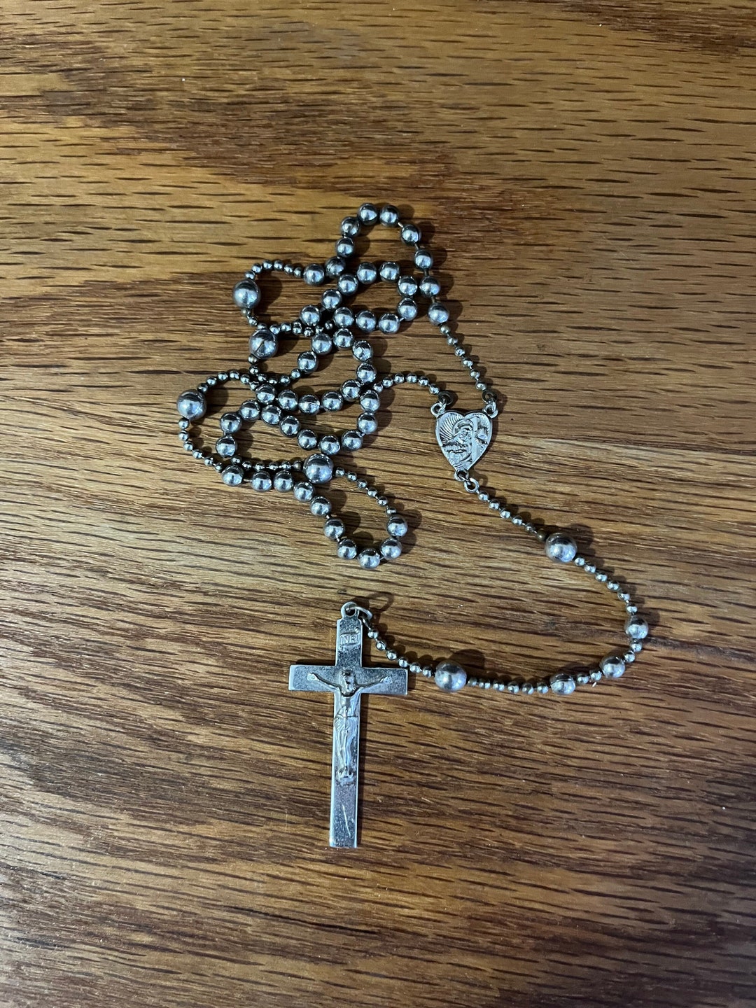 WWII Nurses Rosary Pullchain vintage Combat Rosary Etsy