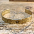 Antique Brass Railway and Seamstress Tape Measures - Jewelry - Bracelet - Vintage Gift - Ernest et Célestin