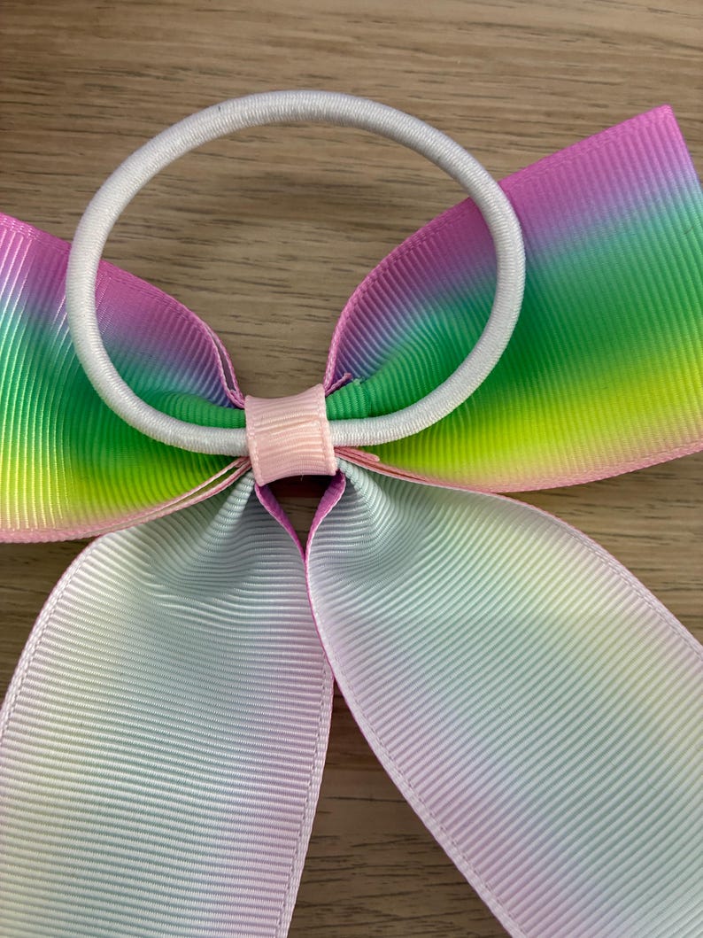 rainbow-themed-ribbon-hair-bow-rainbow-hair-bobble-handmade-ribbon