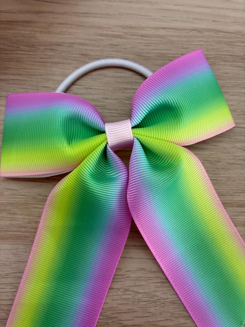 rainbow-themed-ribbon-hair-bow-rainbow-hair-bobble-handmade-ribbon