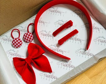 Limited Edition Back To School Hair Accessory Bundle, School Hair Accessories Set, Back To School Bundle, School Hair Clips, School Hairband