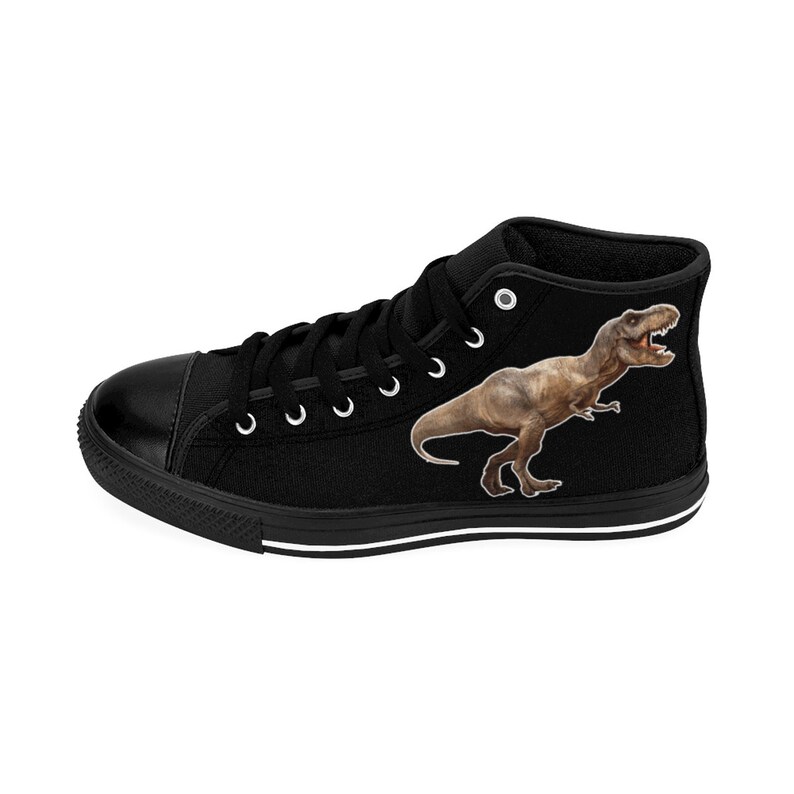 Men/'s T-Rex Shoes Men/'s High-top Sneakers, Men/'s dinosaur Shoes
