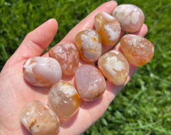 Carnelian Flower Agate - Etsy