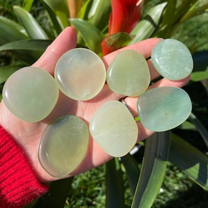 New Jade Smooth stones -  New Jade - Healing Crystals and Stones - Heart Chakra